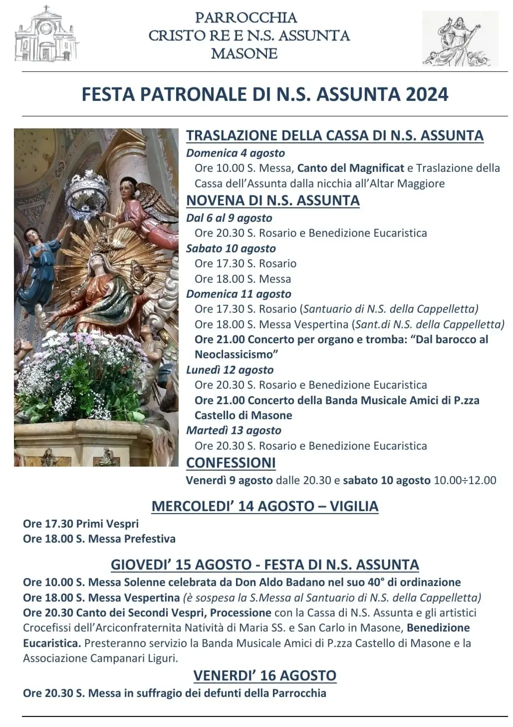 festa patronale N.S.Assunta